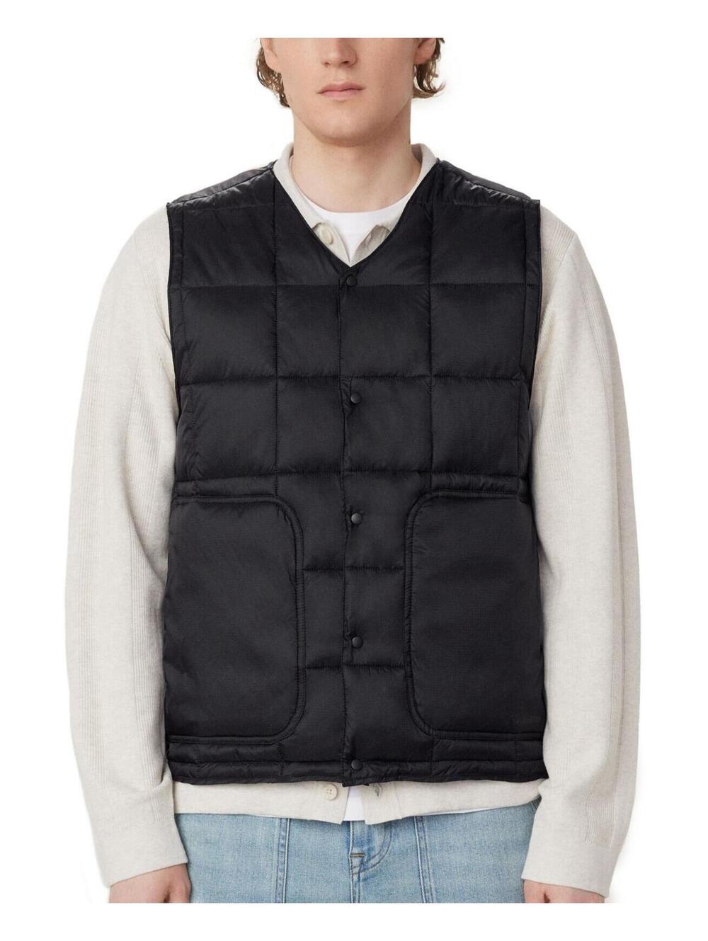 $129 Frank and Oak Men's Aero 3.0 Size XXL Packable Liner Vest - Black